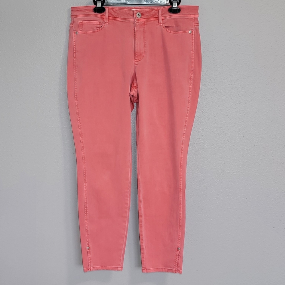 J. Jill Authentic Fit Slim Ankle Denim Pants/ Size 10.